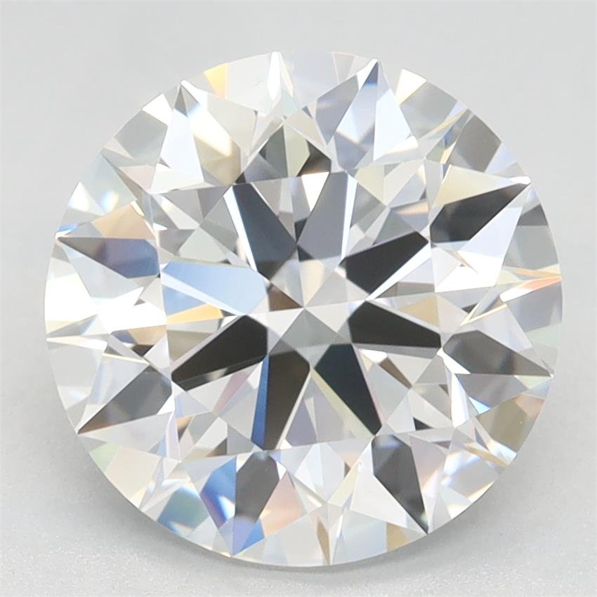 2.69ct D VVS1 Rare Carat Ideal Cut Round Lab Grown Diamond