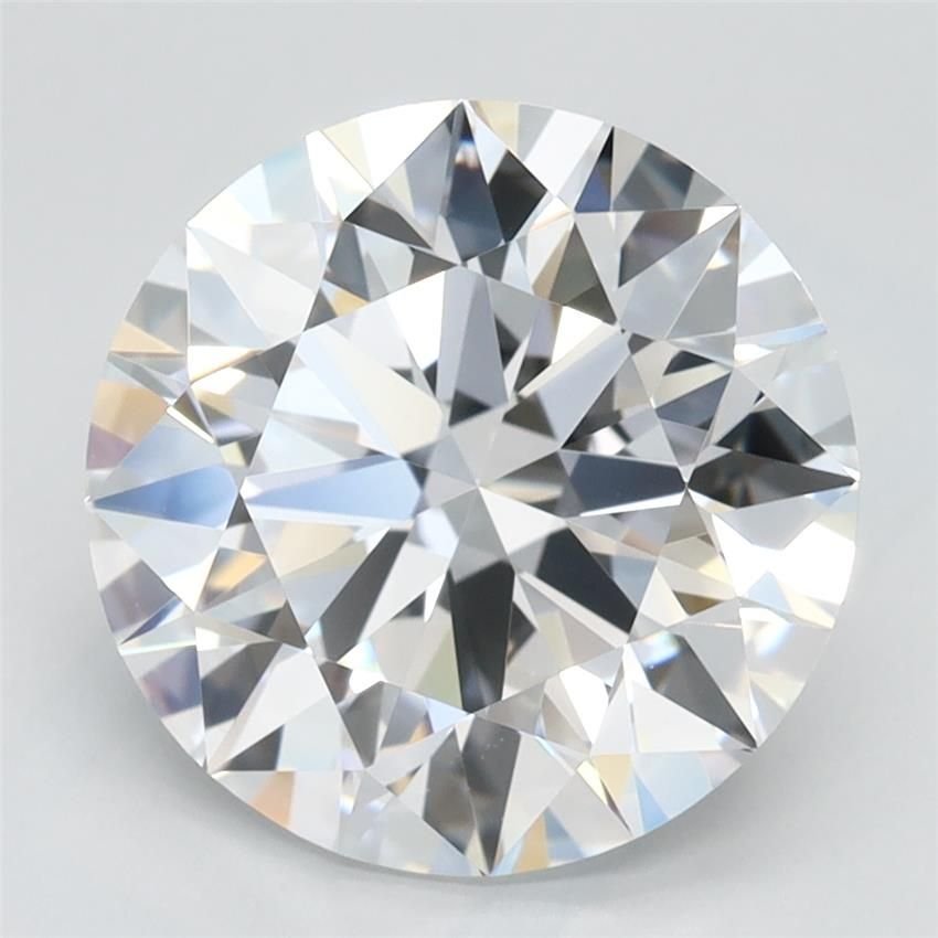 3.49ct D FL Rare Carat Ideal Cut Round Lab Grown Diamond