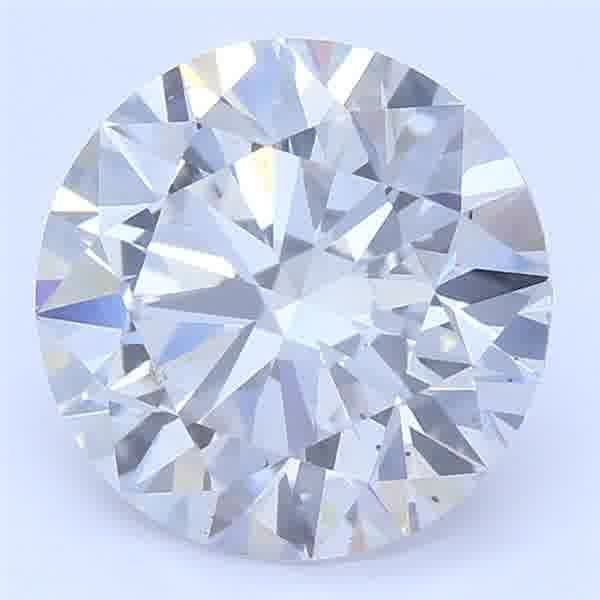 1.61ct H SI1 Rare Carat Ideal Cut Round Lab Grown Diamond