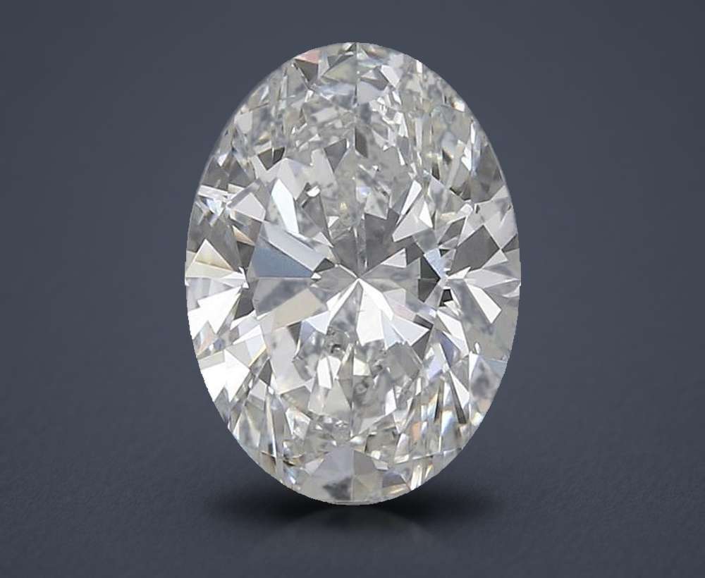 3.91 Carat Oval Lab Diamond