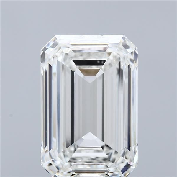 20.12ct G VVS2 Rare Carat Ideal Cut Emerald Lab Grown Diamond