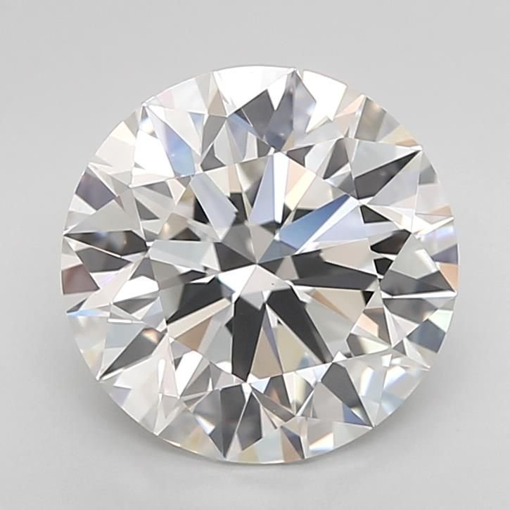 3.02ct G VVS2 Ideal Cut Round Lab Grown Diamond