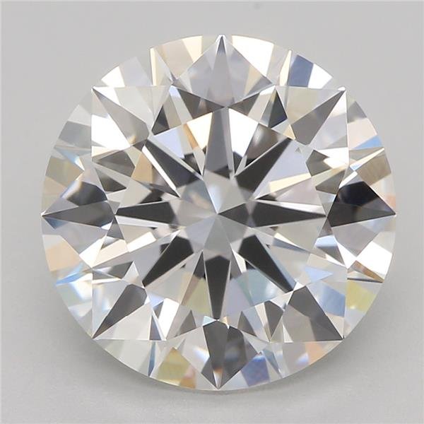 3.02ct F VVS2 Excellent Cut Round Lab Grown Diamond