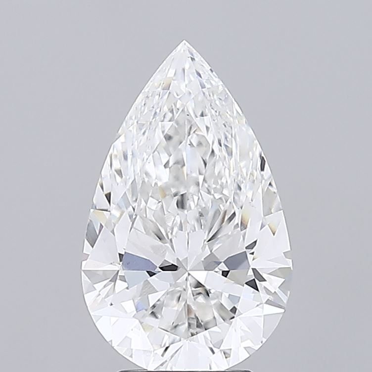 3.96 Carat Pear Lab Diamond