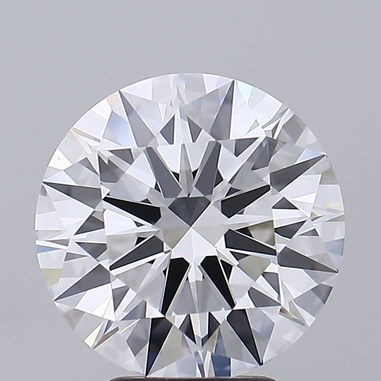 4.27ct F IF Rare Carat Ideal Cut Round Lab Grown Diamond