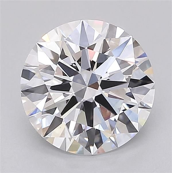 2.51ct D VS1 Rare Carat Ideal Cut Round Lab Grown Diamond