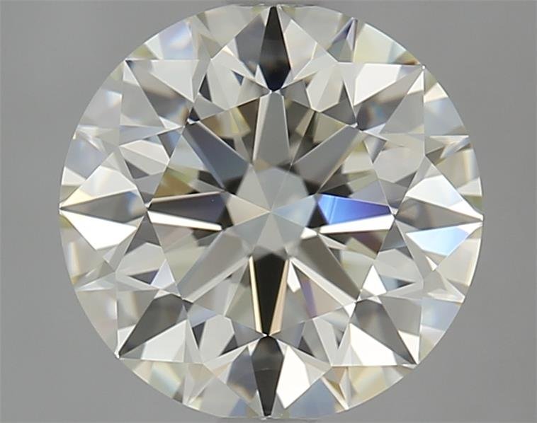 2.52ct J VVS1 Rare Carat Ideal Cut Round Diamond