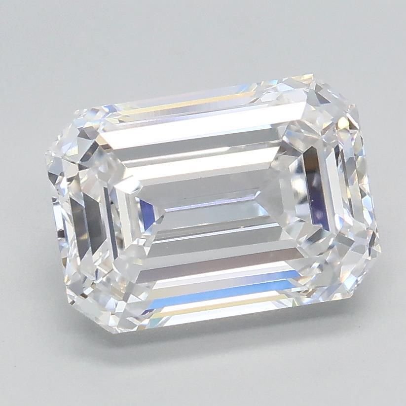 2.08ct D VVS2 Rare Carat Ideal Cut Emerald Lab Grown Diamond