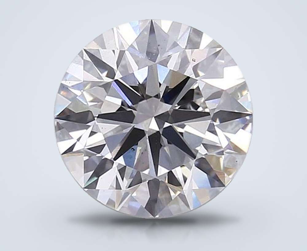 3.71 Carat Round Lab Diamond