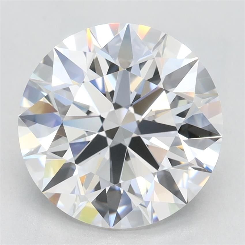 2.60ct D VVS1 Rare Carat Ideal Cut Round Lab Grown Diamond