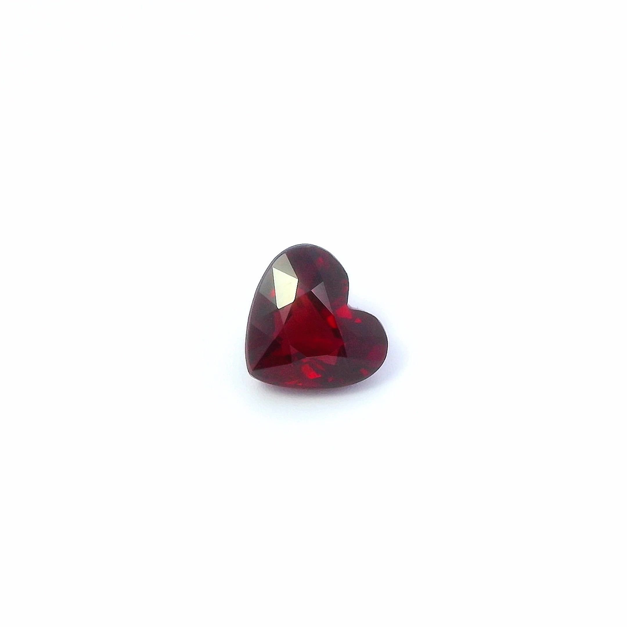 1.45 Carat Red Heart Ruby