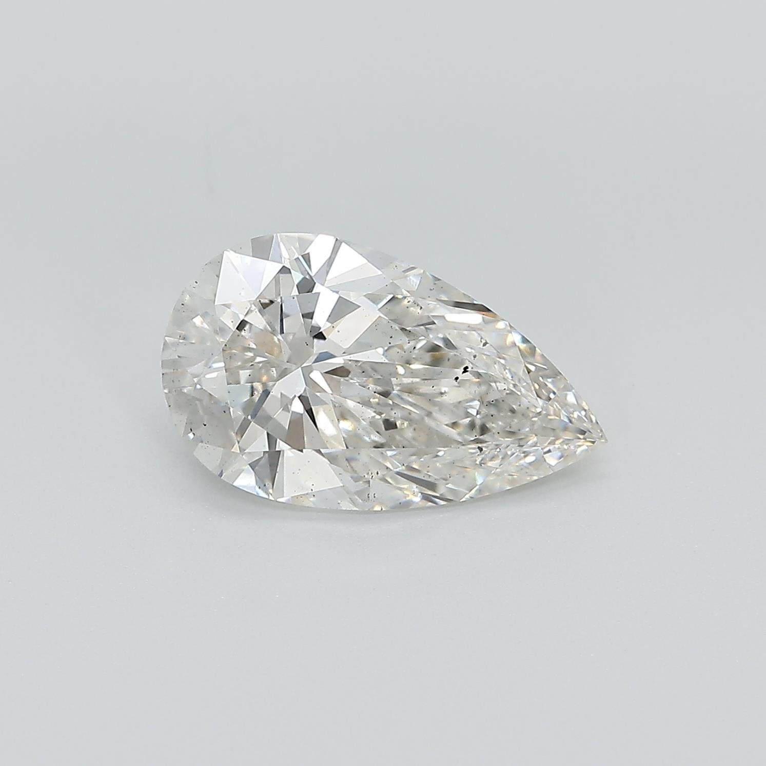 2.51ct H SI1 Rare Carat Ideal Cut Pear Lab Grown Diamond