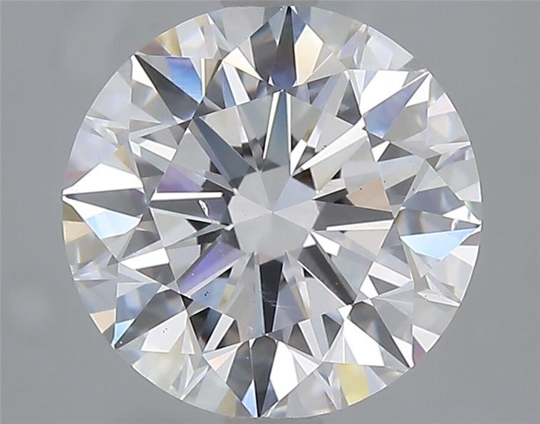 3.03ct F SI2 Rare Carat Ideal Cut Round Lab Grown Diamond