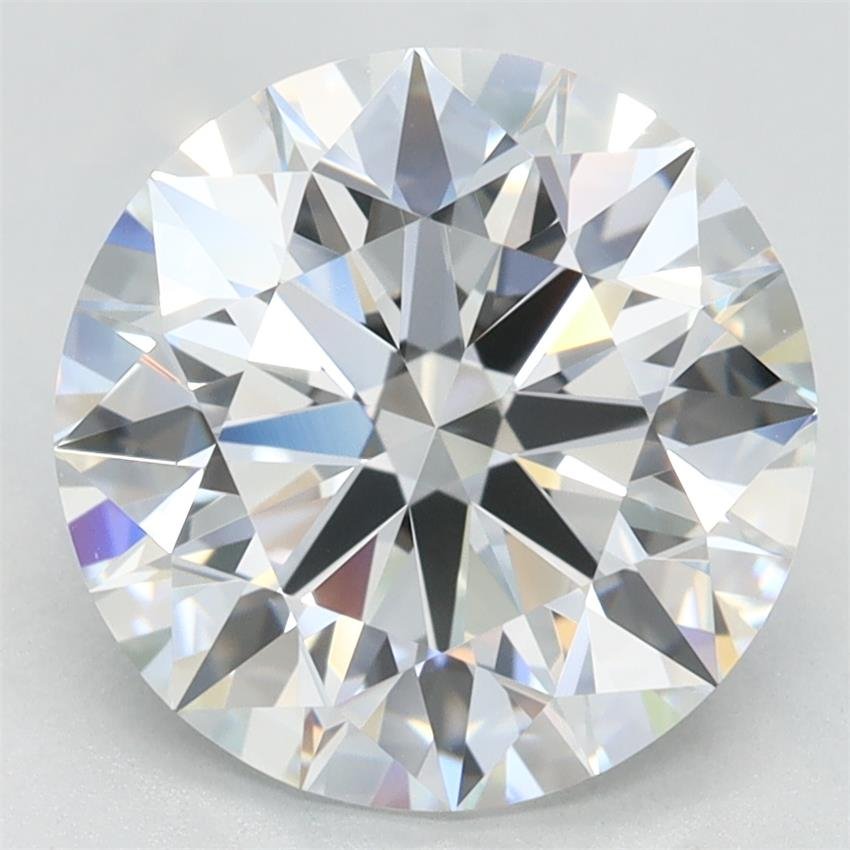 3.29ct D VVS1 Rare Carat Ideal Cut Round Lab Grown Diamond