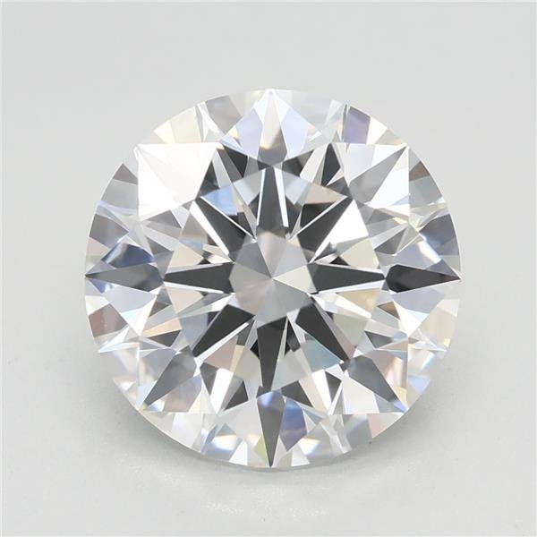 3.32ct E VVS1 Rare Carat Ideal Cut Round Lab Grown Diamond