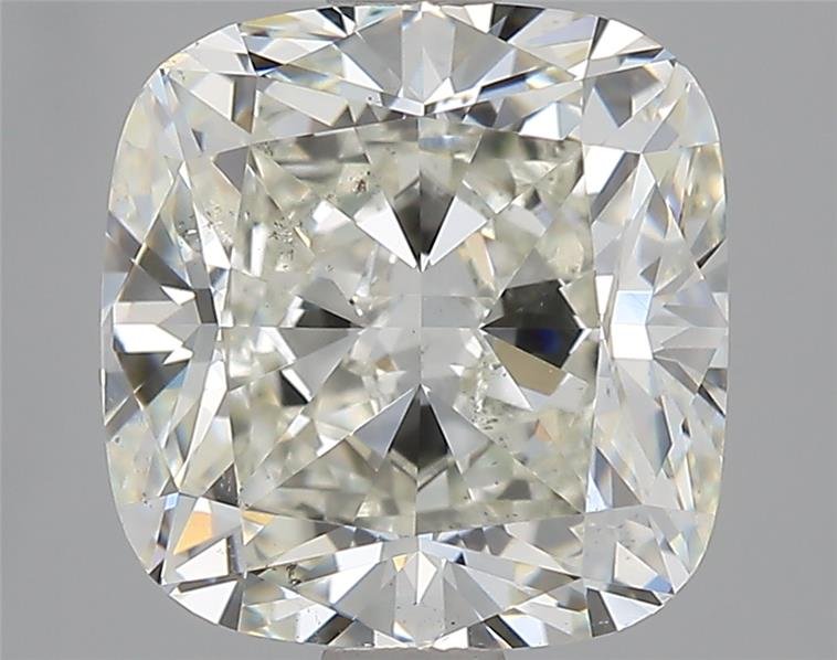 2.52ct J SI1 Rare Carat Ideal Cut Cushion Diamond