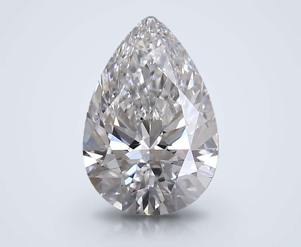 0.60 Carat Pear Natural Diamond