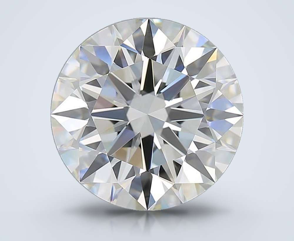 6.18 Carat Round Natural Diamond