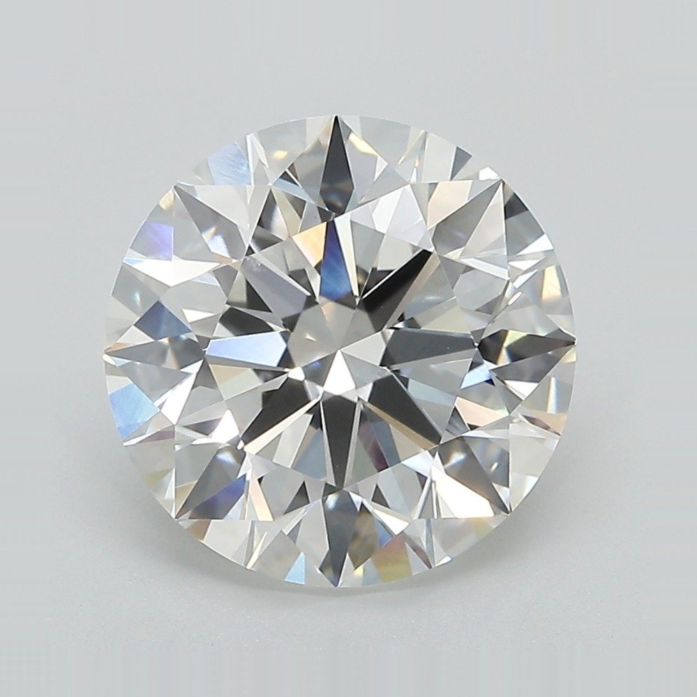 5.25ct F VVS2 Rare Carat Ideal Cut Round Lab Grown Diamond