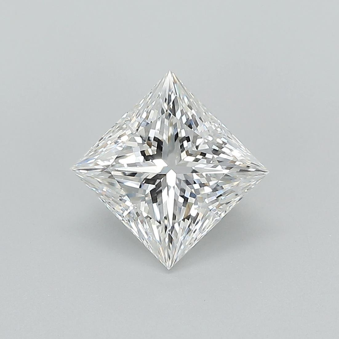 1.69ct E VVS2 Rare Carat Ideal Cut Princess Lab Grown Diamond