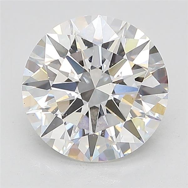 2.13ct E VS2 Rare Carat Ideal Cut Round Lab Grown Diamond