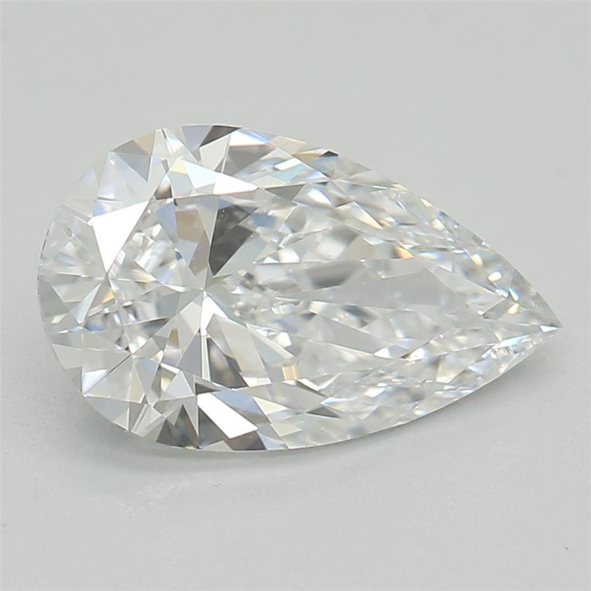 1.06ct E VVS2 Rare Carat Ideal Cut Pear Lab Grown Diamond