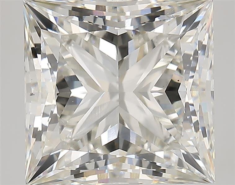 6.24ct H VS2 Rare Carat Ideal Cut Princess Lab Grown Diamond