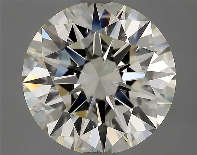 2.18ct K VVS2 Rare Carat Ideal Cut Round Diamond