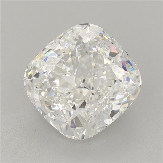 3.21ct F VS1 Rare Carat Ideal Cut Cushion Lab Grown Diamond