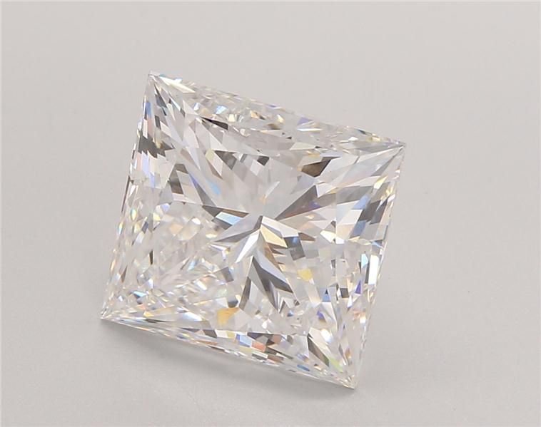 5.54ct E VS1 Rare Carat Ideal Cut Princess Lab Grown Diamond