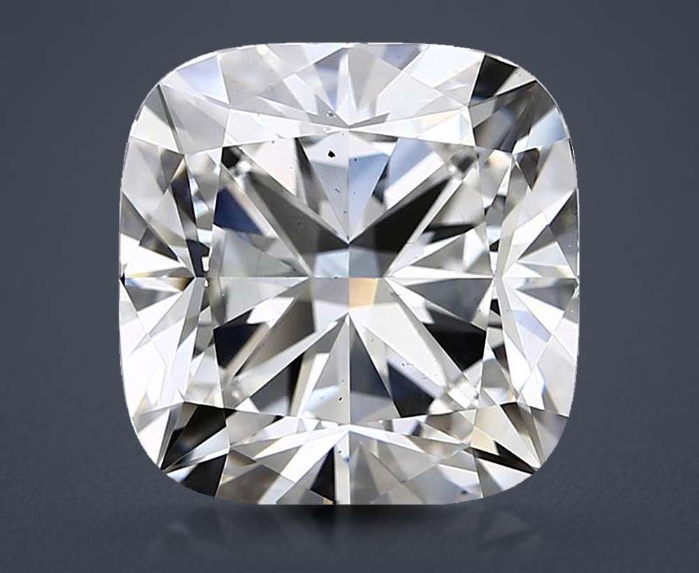 7.34 Carat Cushion Lab Diamond
