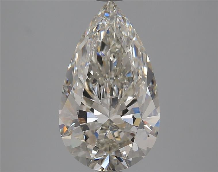 3.54ct H VS1 Rare Carat Ideal Cut Pear Lab Grown Diamond