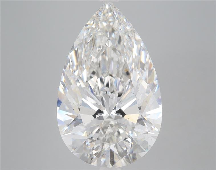 7.98ct H SI1 Rare Carat Ideal Cut Pear Lab Grown Diamond