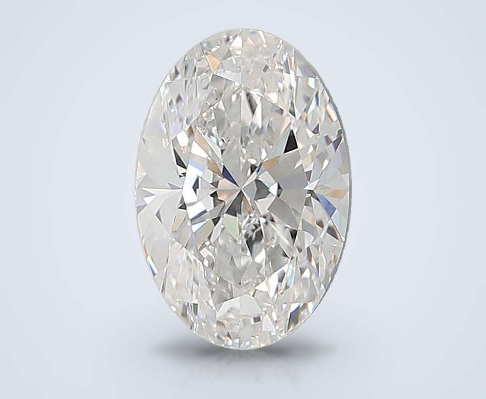 6.50 Carat Oval Lab Diamond