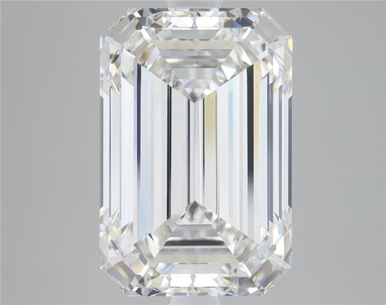 5.07ct F VS1 Rare Carat Ideal Cut Emerald Lab Grown Diamond