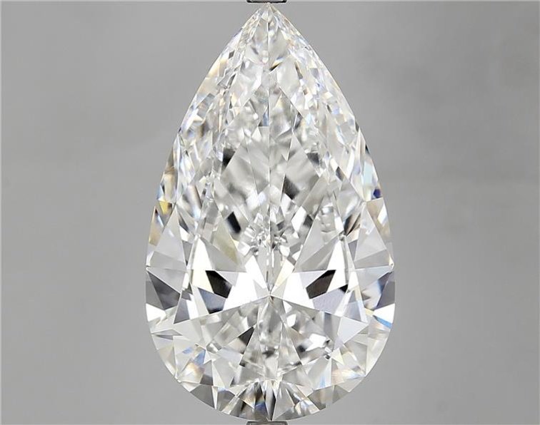10.14ct E VVS2 Very Good Cut Pear Lab Grown Diamond