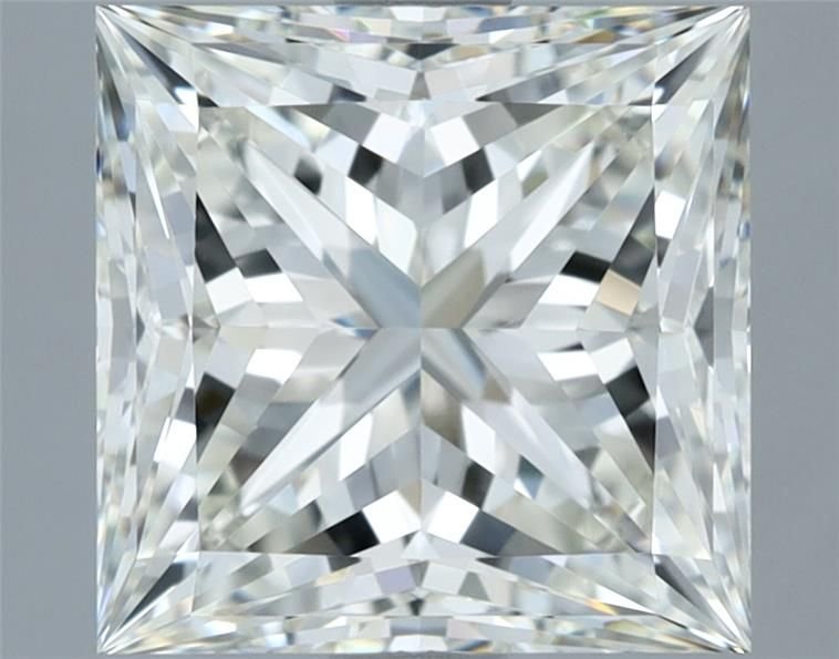 3.05ct K VVS1 Rare Carat Ideal Cut Princess Diamond