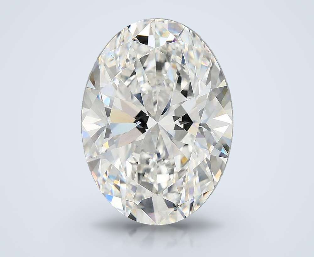 6.00 Carat Oval Lab Diamond