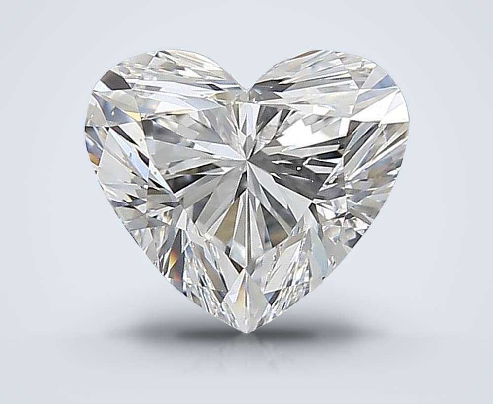 1.70 Carat Heart Natural Diamond