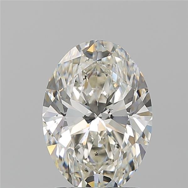 2.20ct J SI2 Rare Carat Ideal Cut Oval Diamond