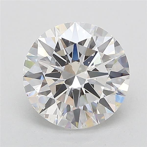 2.00ct D SI1 Excellent Cut Round Lab Grown Diamond