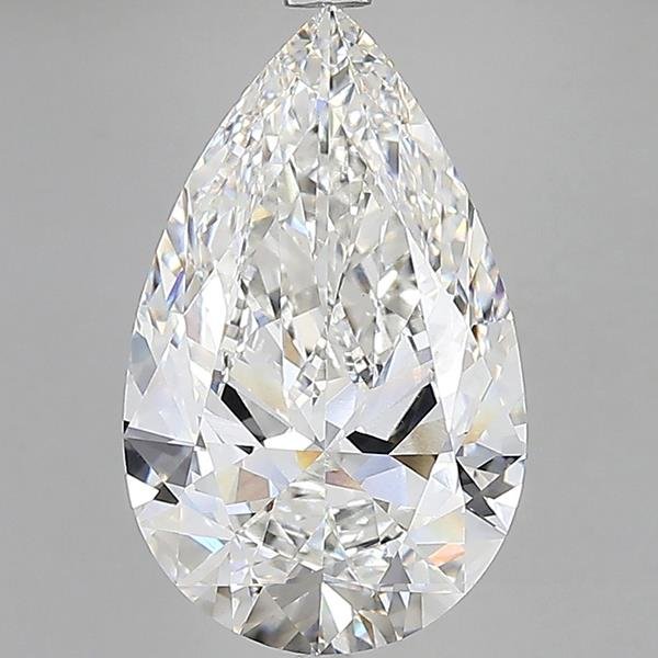 15.07ct F VVS2 Rare Carat Ideal Cut Pear Lab Grown Diamond