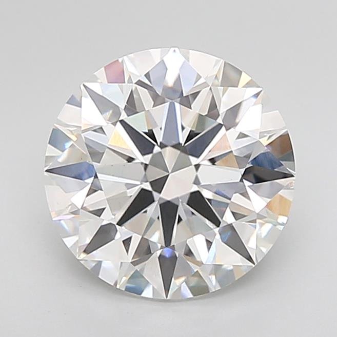 3.02ct D VS1 Rare Carat Ideal Cut Round Lab Grown Diamond