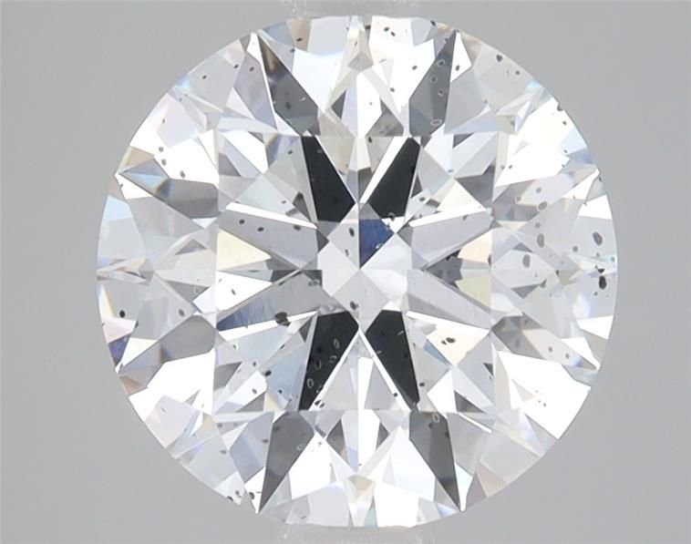 3.02ct E SI2 Rare Carat Ideal Cut Round Lab Grown Diamond