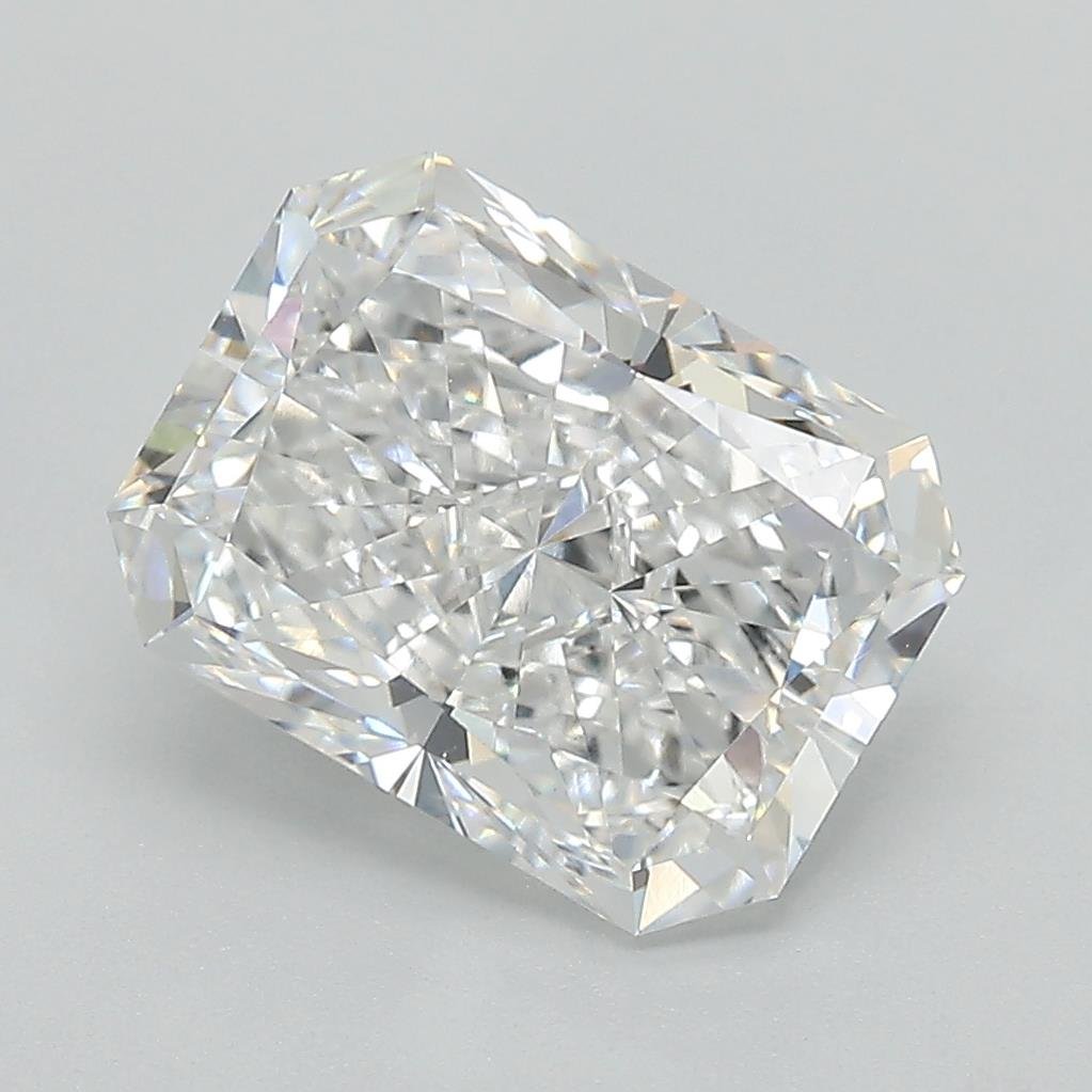 3.51ct D VVS2 Rare Carat Ideal Cut Radiant Lab Grown Diamond