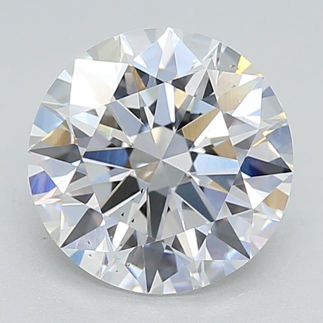 2.11ct E SI1 Rare Carat Ideal Cut Round Lab Grown Diamond