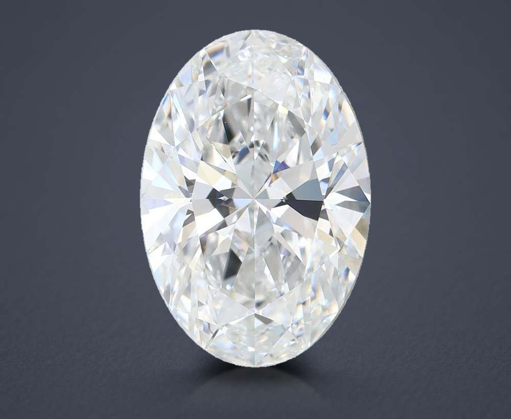 5.54 Carat Oval Lab Diamond