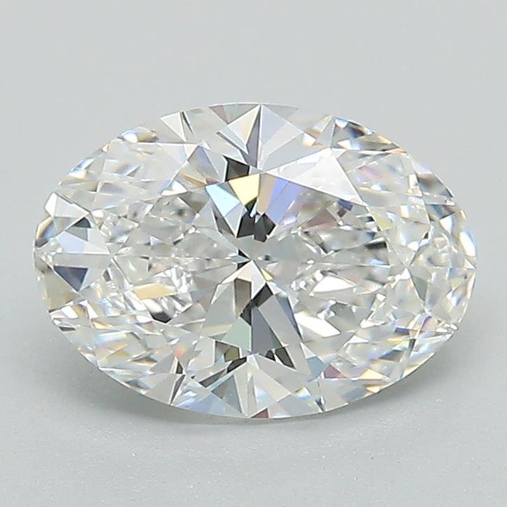 1.42ct D VVS2 Rare Carat Ideal Cut Oval Lab Grown Diamond