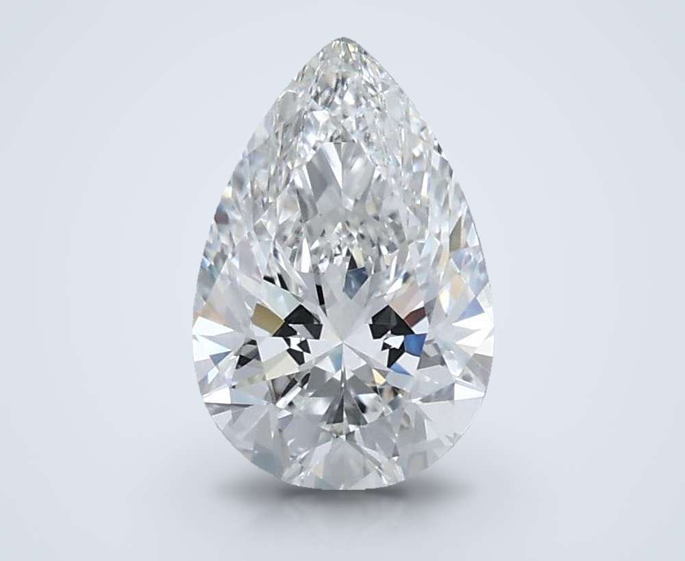 1.00 Carat Pear Lab Diamond