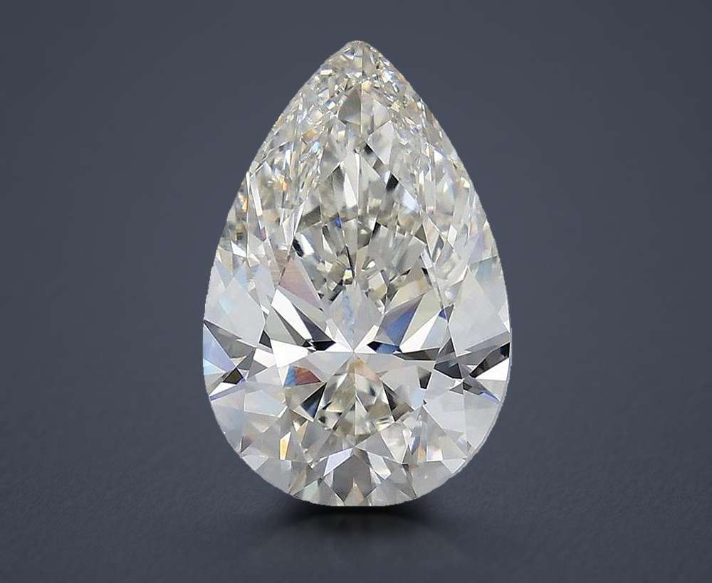 5.51 Carat Pear Lab Diamond